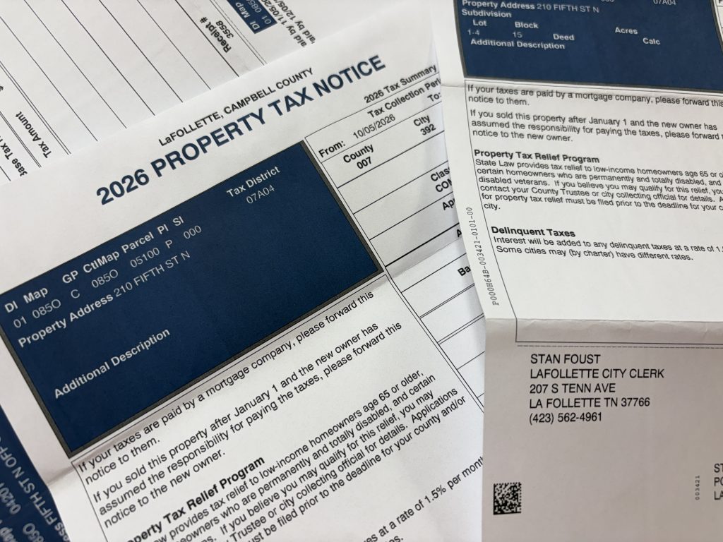 City of La Follette now accepting property tax payments - WLAF