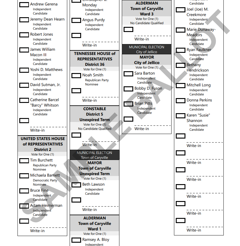 Early voting for Nov. begins one week from today